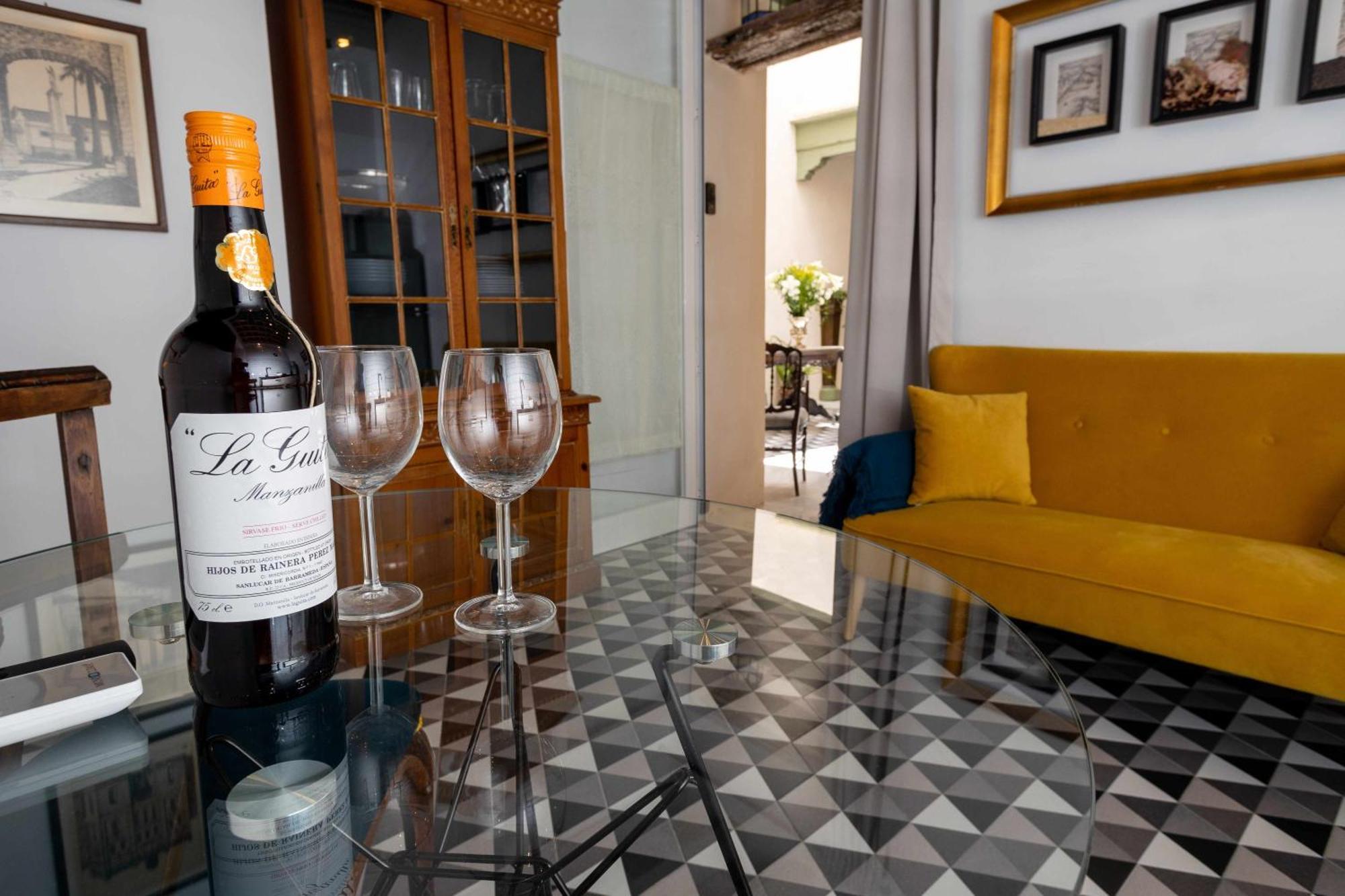 Casa Portus Gaditanus S XVIII Patio Andaluz El Puerto de Santa María Cameră foto