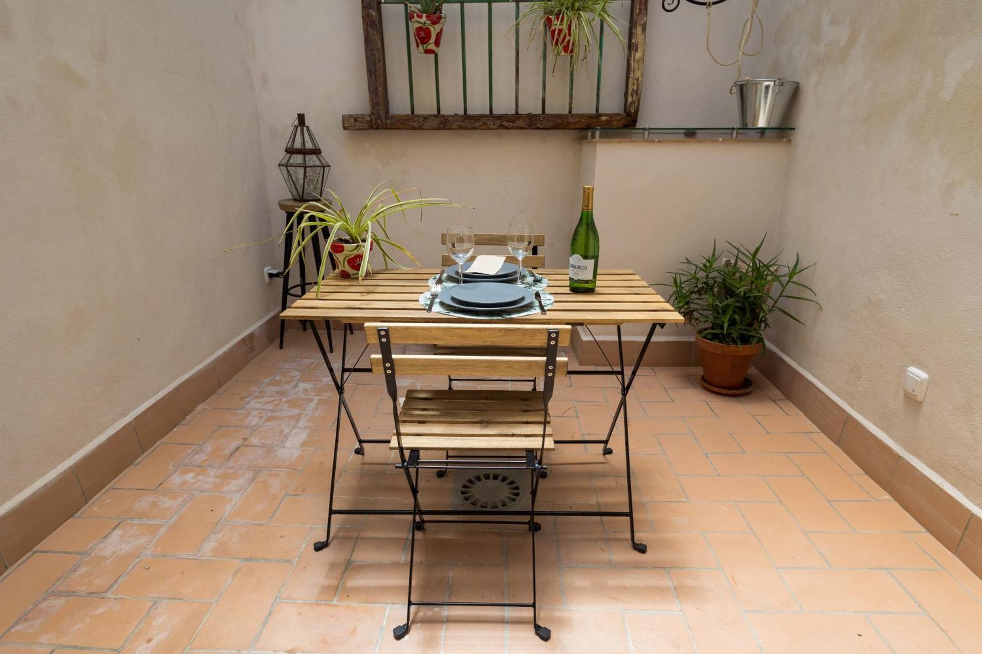 Casa Portus Gaditanus S XVIII Patio Andaluz El Puerto de Santa María Cameră foto